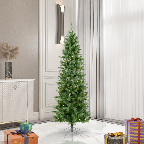 The Holiday Aisle® Salem Pencil Pine Artificial Christmas Tree